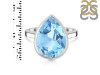 Blue Topaz Ring BTZ-RDR-2855.