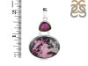 Cobalt Calcite/Tourmaline Pendant-2SP CBC-1-10