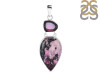 Cobalt Calcite/Tourmaline Pendant-2SP CBC-1-12