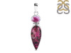 Cobalt Calcite/Tourmaline Pendant-2SP CBC-1-7