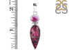Cobalt Calcite/Tourmaline Pendant-2SP CBC-1-7
