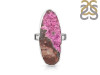 Cobalt Calcite Druzy Adjustable Ring-ADJ-R CBC-2-107
