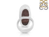 Cobalt Calcite Druzy Adjustable Ring-ADJ-R CBC-2-107