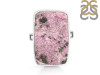 Cobalt Calcite Druzy Adjustable Ring-ADJ-R CBC-2-108