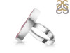 Cobalt Calcite Druzy Adjustable Ring-ADJ-R CBC-2-110