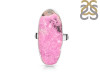Cobalt Calcite Druzy Adjustable Ring-ADJ-R CBC-2-111