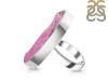 Cobalt Calcite Druzy Adjustable Ring-ADJ-R CBC-2-111