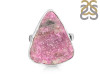 Cobalt Calcite Druzy Adjustable Ring-ADJ-R CBC-2-113