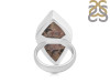 Cobalt Calcite Druzy Adjustable Ring-ADJ-R CBC-2-123