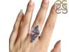 Cobalt Calcite Druzy Adjustable Ring-ADJ-R CBC-2-123