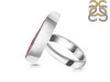 Cobalt Calcite Druzy Adjustable Ring-ADJ-R CBC-2-125
