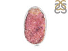 Cobalt Calcite Druzy Adjustable Ring-ADJ-R CBC-2-64