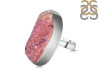 Cobalt Calcite Druzy Adjustable Ring-ADJ-R CBC-2-64