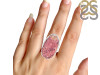Cobalt Calcite Druzy Adjustable Ring-ADJ-R CBC-2-64