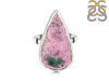 Cobalt Calcite Druzy Adjustable Ring-ADJ-R CBC-2-69
