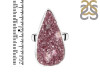 Cobalt Calcite Druzy Adjustable Ring-ADJ-R CBC-2-72