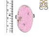 Cobalt Calcite Druzy Adjustable Ring-ADJ-R CBC-2-76
