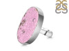 Cobalt Calcite Druzy Adjustable Ring-ADJ-R CBC-2-76