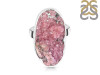 Cobalt Calcite Druzy Adjustable Ring-ADJ-R CBC-2-81