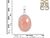 Pink Chalcedony Pendant-SP CHD-1-103