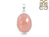 Pink Chalcedony Pendant-SP CHD-1-103
