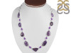 Charoite/Amethyst Necklace-NJ CHR-12-10