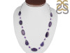 Charoite/Amethyst Necklace-NJ CHR-12-9