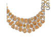 Citrine Rough Necklace-NJ CIT-12-3