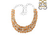 Citrine Rough Necklace-NJ CIT-12-4
