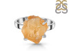 Citrine Rough Ring-R-Size-8 CIT-2-109