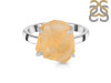 Citrine Rough Ring-R-Size-7 CIT-2-113
