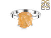 Citrine Rough Ring-R-Size-8 CIT-2-116