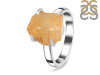 Citrine Rough Ring-R-Size-7 CIT-2-118