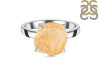Citrine Rough Ring-R-Size-8 CIT-2-12
