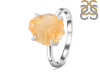 Citrine Rough Ring-R-Size-8 CIT-2-12