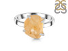 Citrine Rough Ring-R-Size-8 CIT-2-125