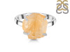 Citrine Rough Ring-R-Size-7 CIT-2-127