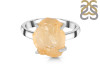 Citrine Rough Ring-R-Size-8 CIT-2-128