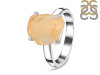 Citrine Rough Ring-R-Size-8 CIT-2-128