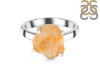 Citrine Rough Ring-R-Size-8 CIT-2-144