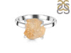 Citrine Rough Ring-R-Size-7 CIT-2-146
