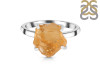 Citrine Rough Ring-R-Size-8 CIT-2-147