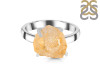 Citrine Rough Ring-R-Size-8 CIT-2-154