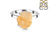 Citrine Rough Ring-R-Size-6 CIT-2-19