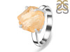 Citrine Rough Ring-R-Size-5 CIT-2-25