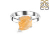 Citrine Rough Ring-R-Size-8 CIT-2-35