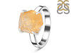 Citrine Rough Ring-R-Size-10 CIT-2-41