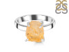Citrine Rough Ring-R-Size-8 CIT-2-42
