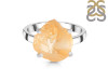 Citrine Rough Ring-R-Size-8 CIT-2-46