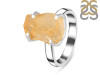Citrine Rough Ring-R-Size-10 CIT-2-49